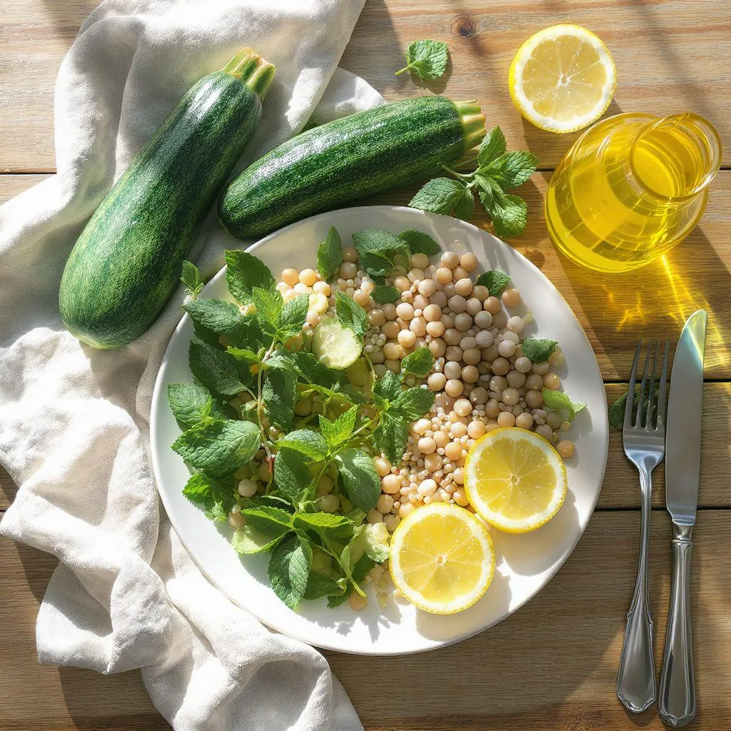 Ingrédients frais pour préparer un repas du soir minceur en été