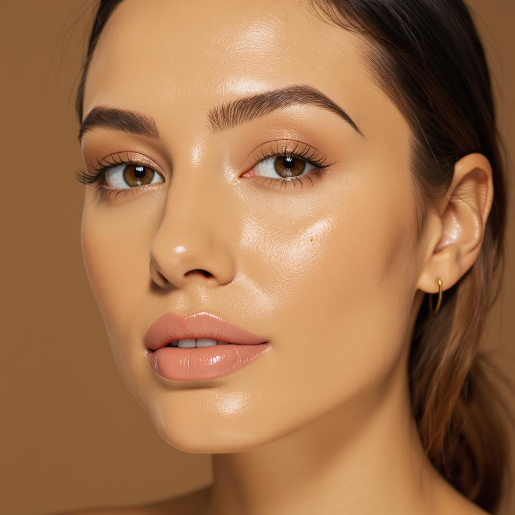 Fond de teint couvrant sur peau granuleuse du visage : accentuation des irrégularités et des pores obstrués