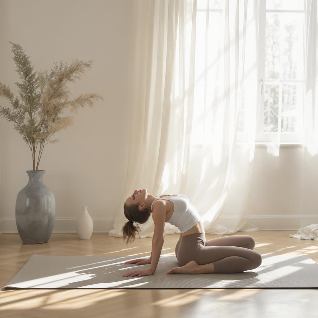 Posture yoga du cobra qui ouvre la poitrine et favorise un meilleur maintien naturel