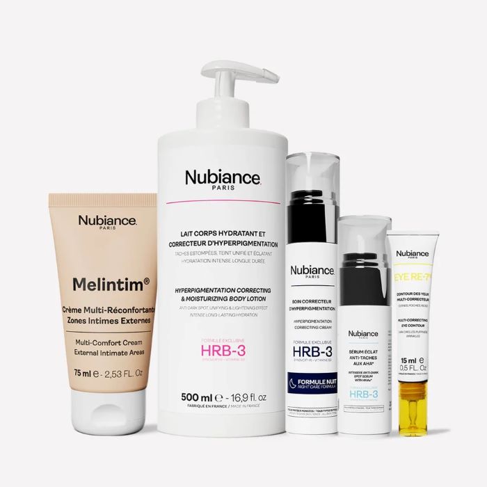 Gamme de soins et cremes routine beaute © Nubiance