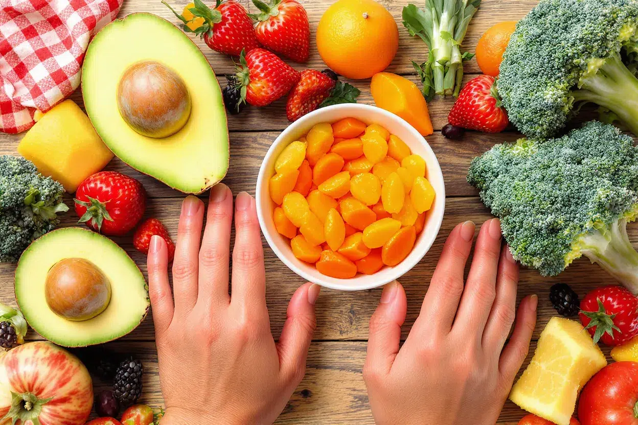 Aliments riches en vitamines et oméga 3 pour prévenir la peau des mains qui pèle