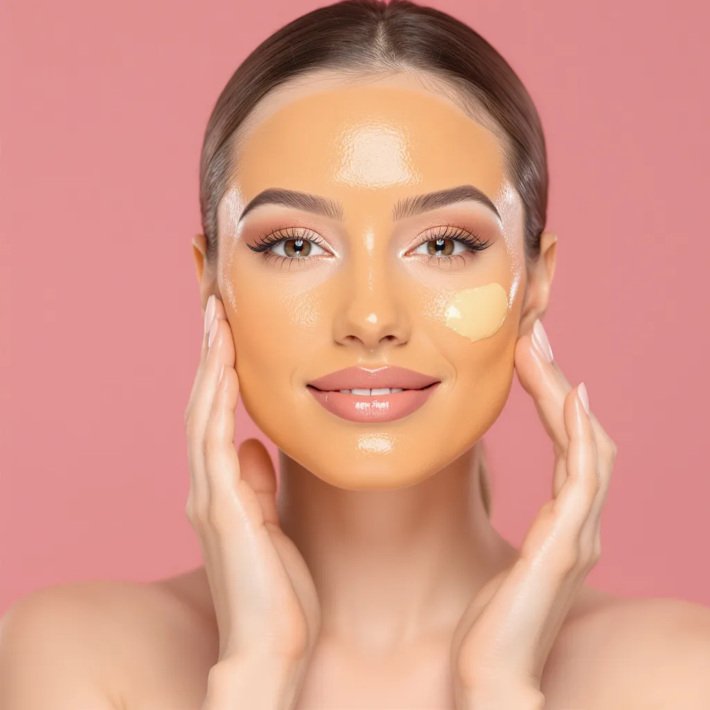 Femme appliquant un masque visage doré hydratant, ultra nourissant, peau lumineuse et éclatante, rituel beauté naturel.