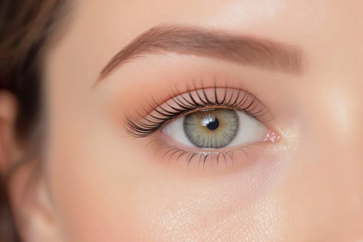 Résultat d’un rehaussement ou d’extensions de cils pour ouvrir durablement le regard