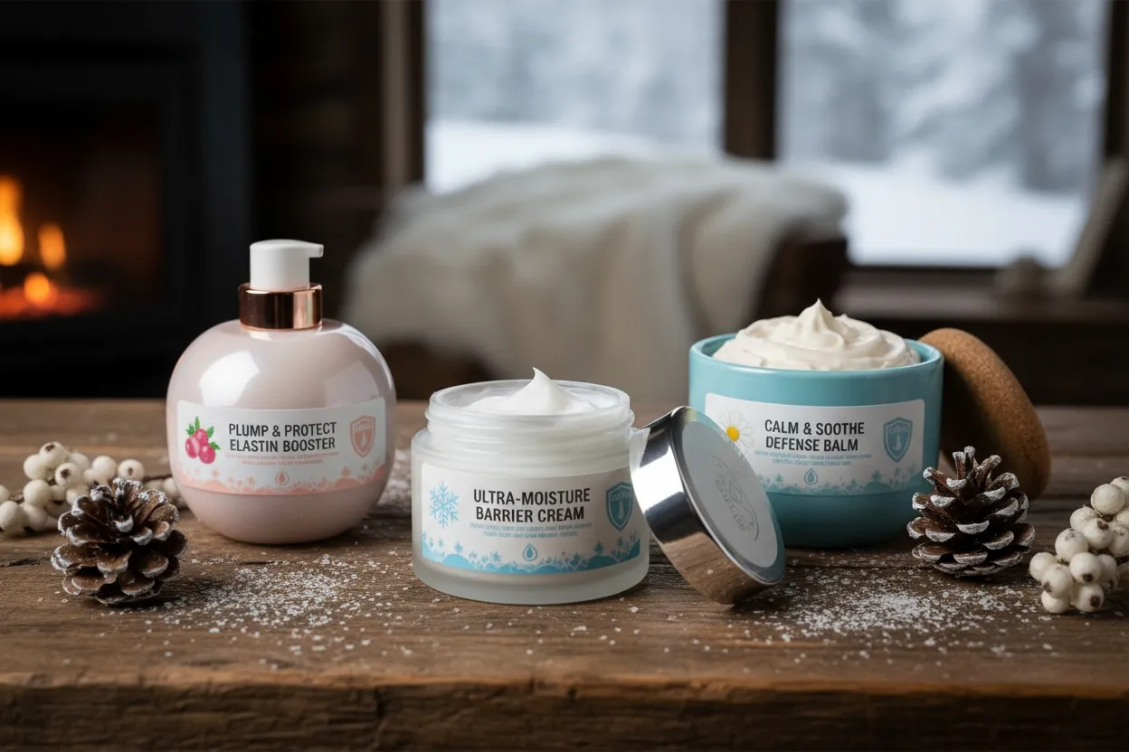 Crèmes hydratantes et repulpantes adaptées à l’hiver pour protéger la barrière cutanée