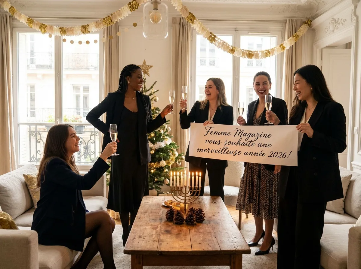 L'équipe Femmemagazine vous souhaite une bonne annee 2026