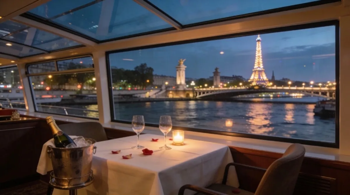 croisière diner romantique saint valentin nuit paris