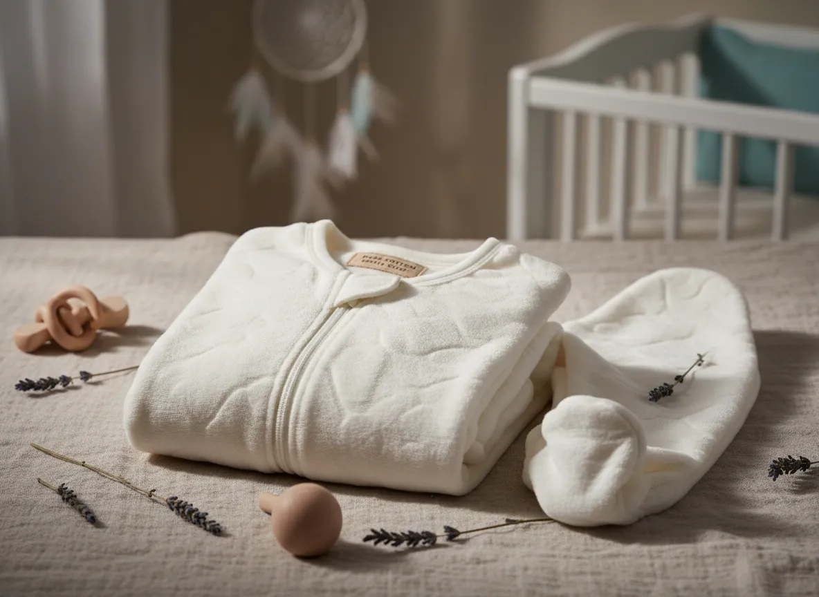 Pyjama bébé en coton doux adapté à la peau sensible pendant la nuit