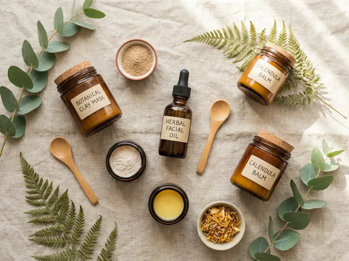 Coffret soin visage naturel et bio produits cosmétiques composition propre