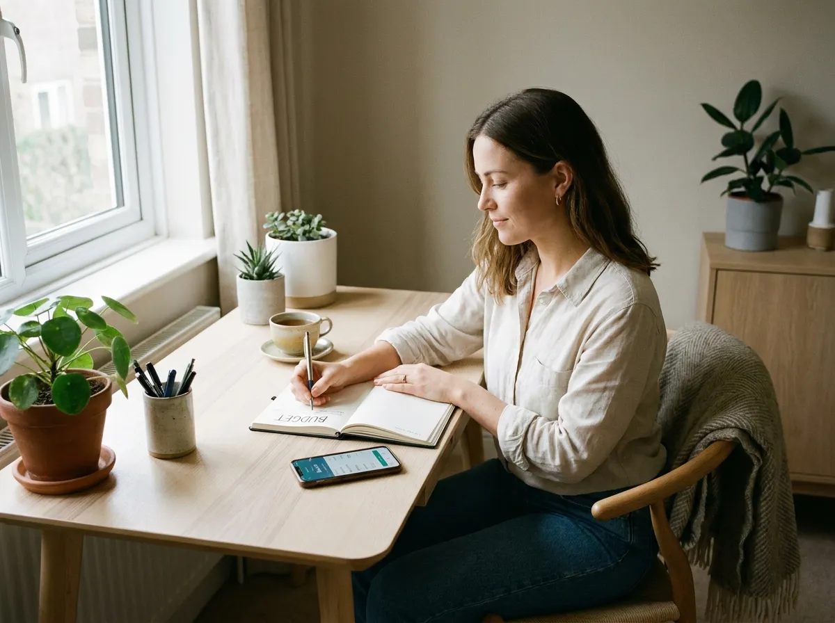 organisation budget enveloppes methode ynab planification finances personnelles carnet smartphone