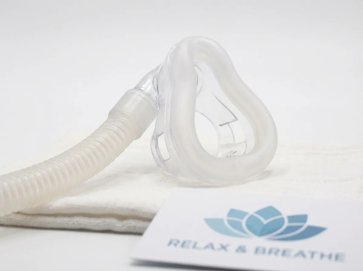 Sédation consciente au MEOPA chez le dentiste, masque nasal protoxyde d'azote