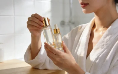 skin-cycling-methode-4-nuits-peau (2) Femme à la peau éclatante et saine illustrant les bienfaits du skin cycling.