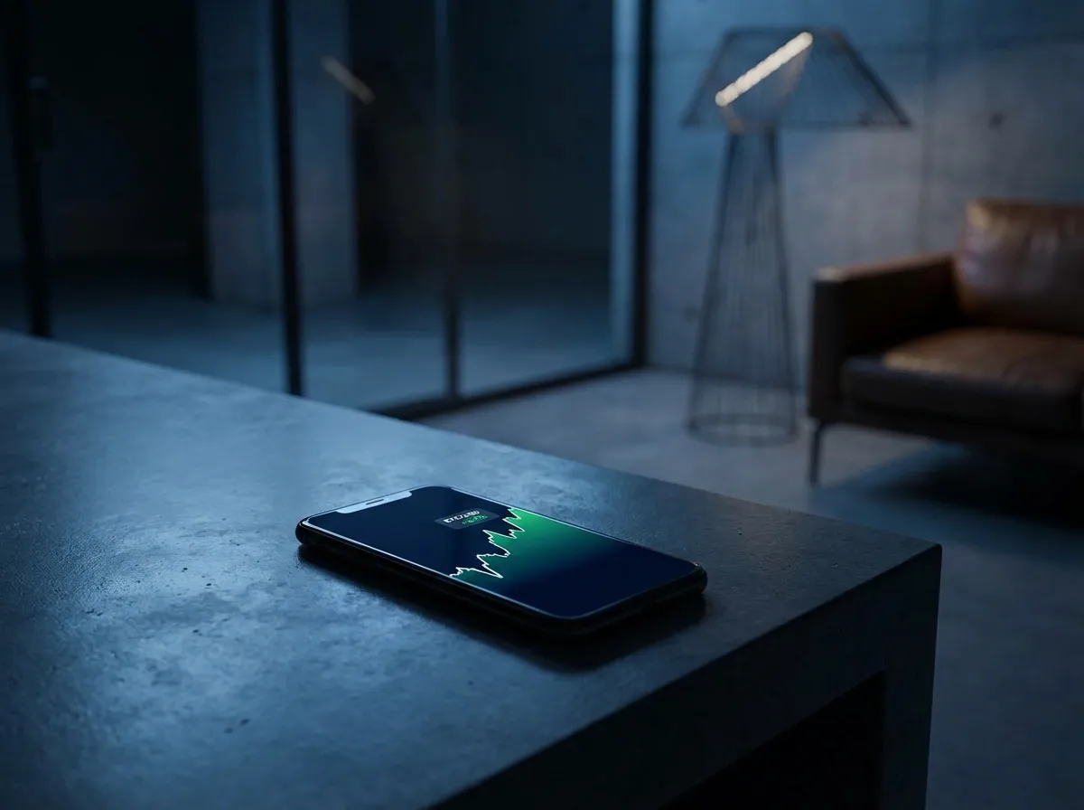 application investissement crypto suivi portefeuille bitcoin evolution cours smartphone