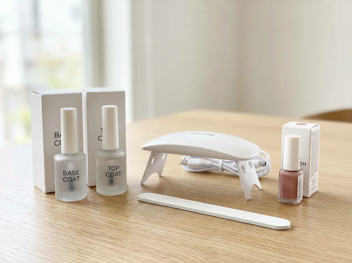 kit vernis semi permanent complet lampe led 36w base coat top coat tenue longue maison