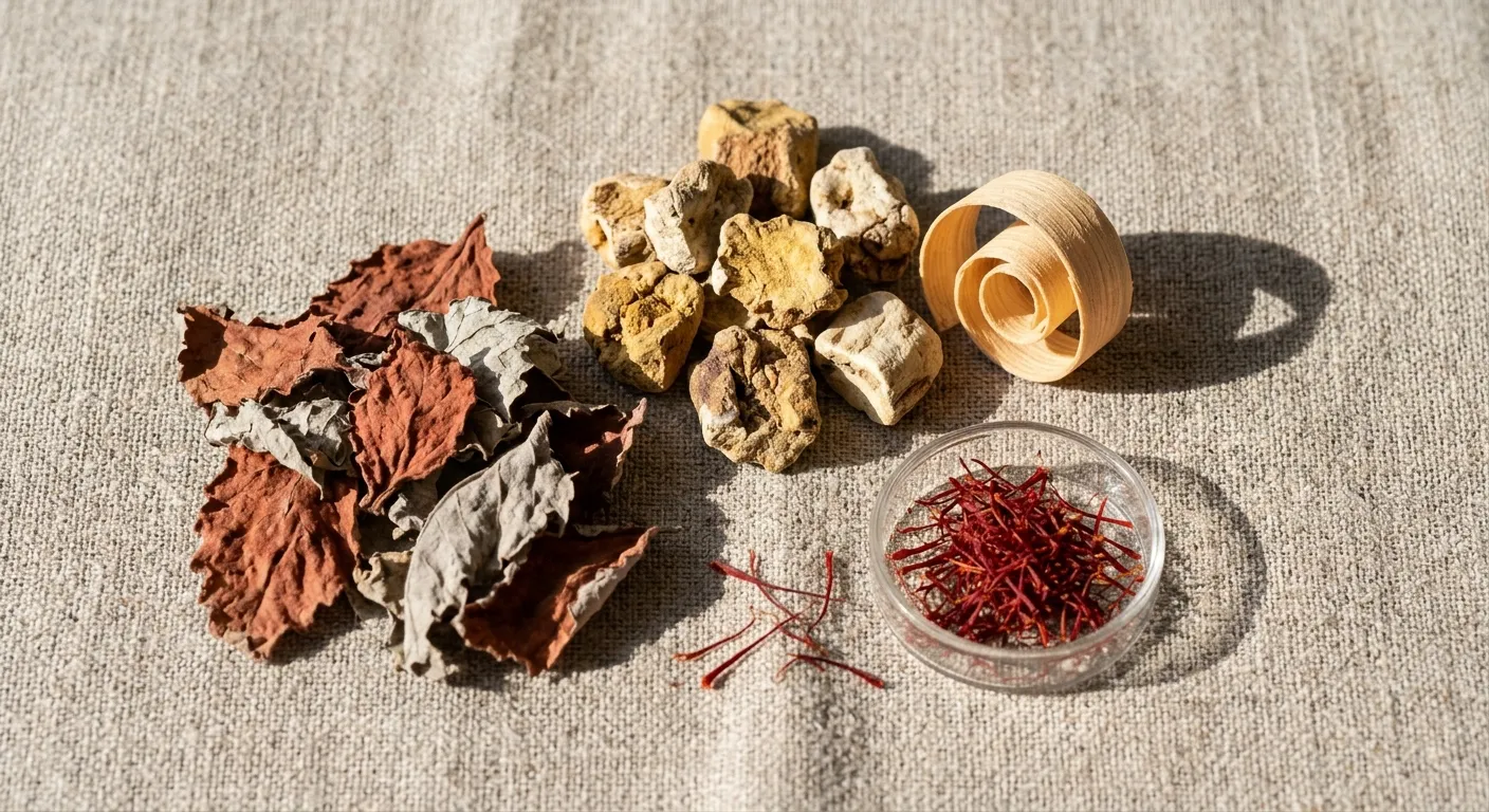 Matieres premieres parfum de niche iris safran