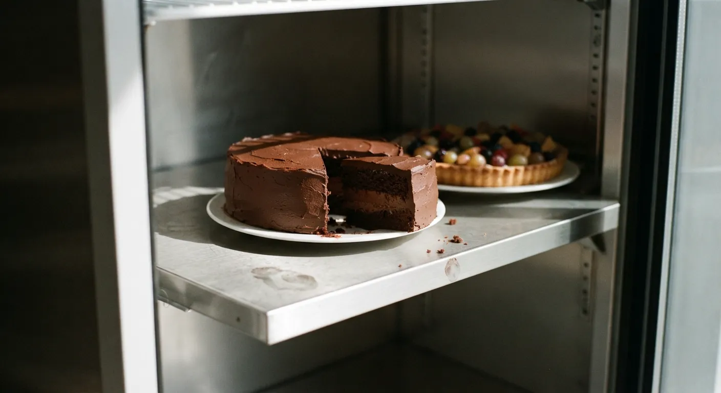 Vitrine refrigeree maison cuisine ouverte gateau