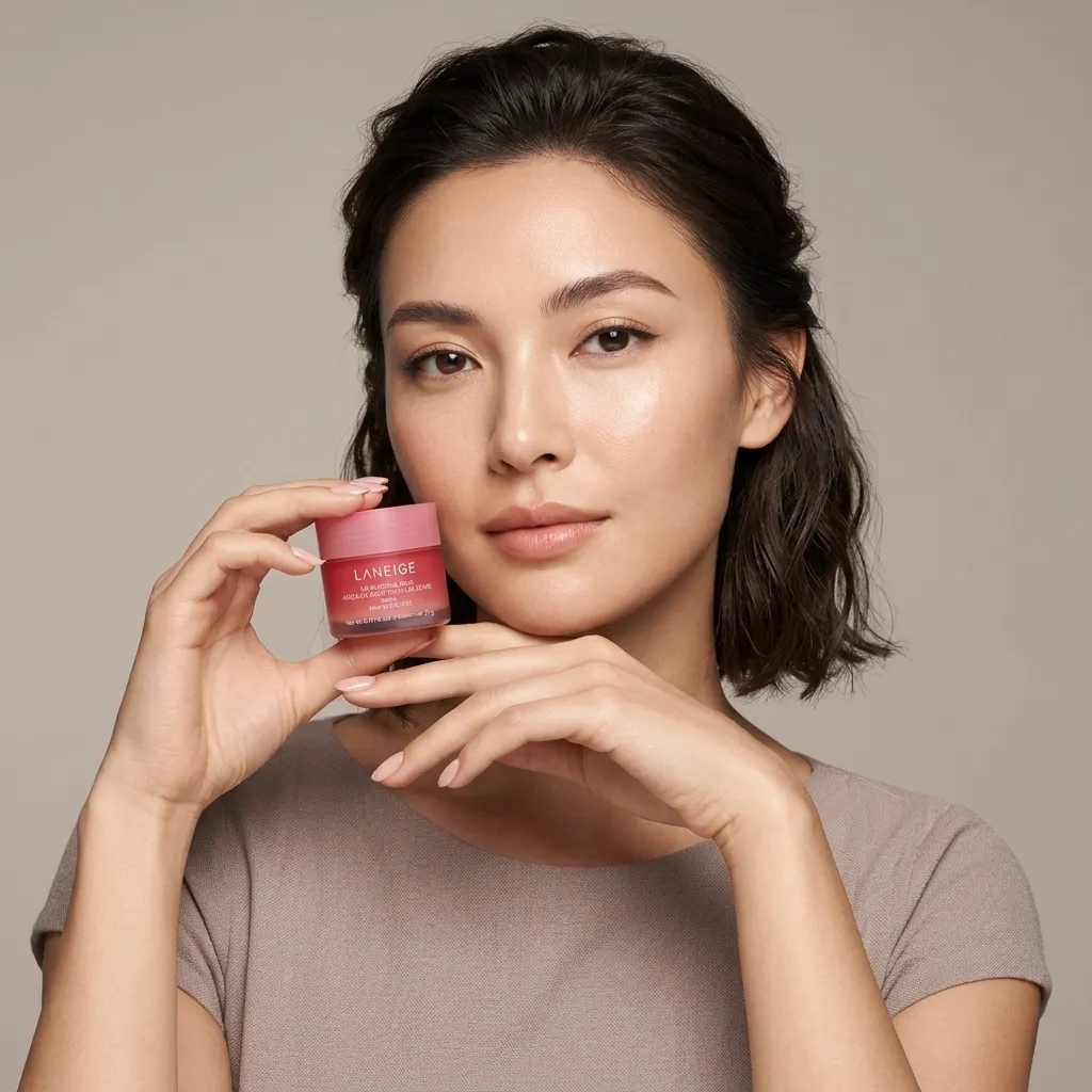 Pot du Lip Sleeping Mask de Laneige, le masque de nuit pour les lèvres de la marque coréenne